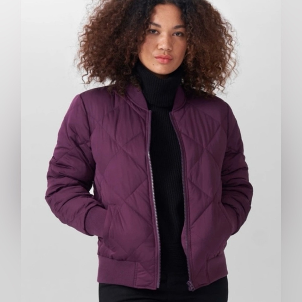 Universal Standard Sophia Puffer Bomber Jacket Winter Bloom  Size 4XL (38-40)